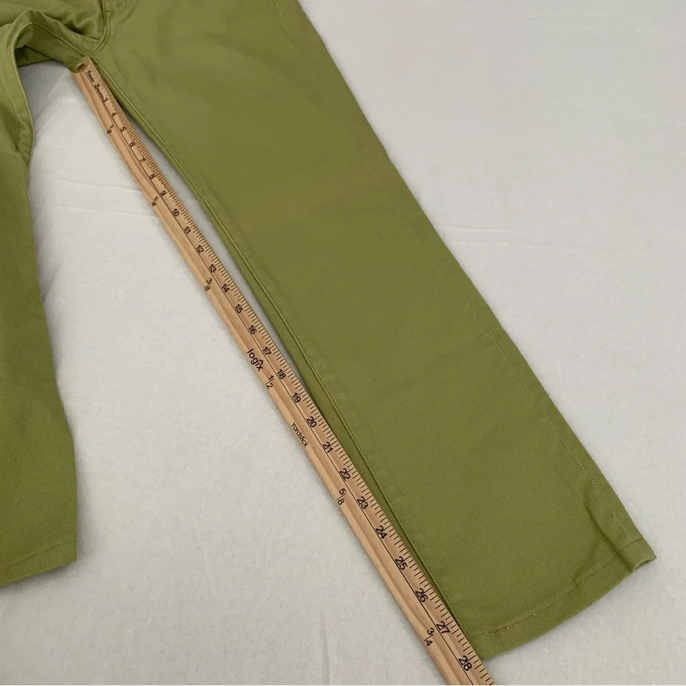 Uniqlo Jeans Women's Low Rise‎ Skinny Straight Olive Green Size 27 Inseam 28